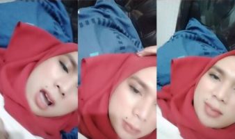 VCS Kak Amorra Zorra Jilbab Merah Mendesah Remas TT