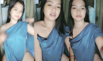 Naughty Savy Menggoda Pascol Cuma Pake Kain Nude